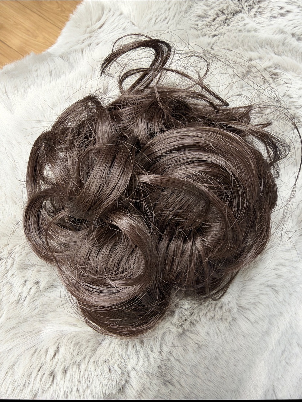 Brown Clip-In Hair Bun Chignon - Versatile Women’s Hairpiece